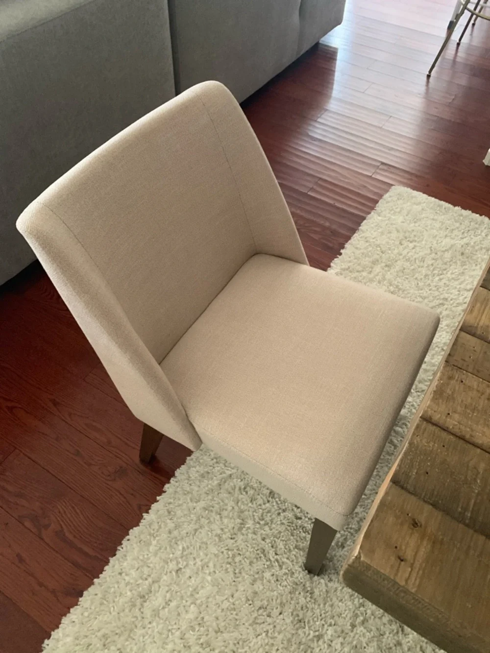 West Elm Emmerson 87” Dining Table and Bench - Natural Brown + 4 Chairs